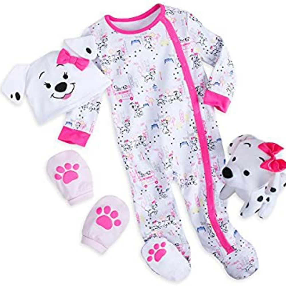 Disney Store 101 Dalmatians Pink Romper Set